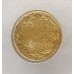 UNITED STATES OF AMERICA 1871 .1/4  QUARTER . GOLD COIN . SLABBED